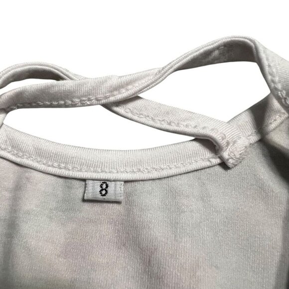 Bella & Omi 8Y Pink & Green Floral Twirl Dress - Picture 5 of 5